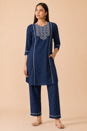 Green Co-ords set - Dark Blue, L